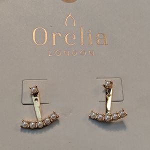 Orelia london pearl earrings from topshop